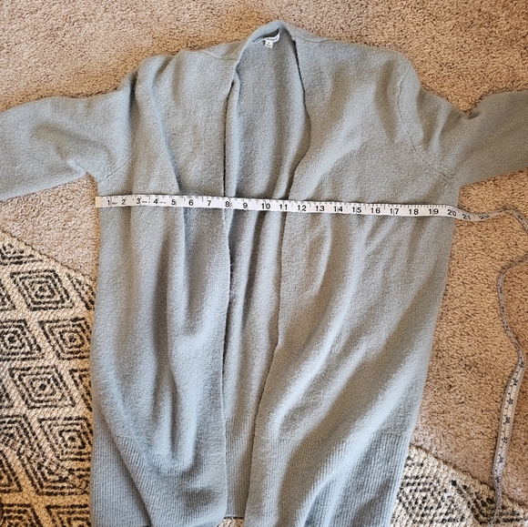 Madewell Wool/Alpaca Blend Super Soft Light Blue Cardigan Size M - Picture 5 of 5